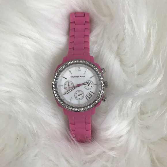 Michael Kors Accessories - Michael Kors Hot Pink Watch